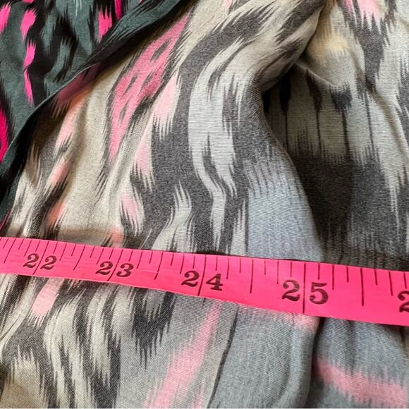 NWT Figue ritika Ikat kaftan top sz S tassels - Picture 7 of 7